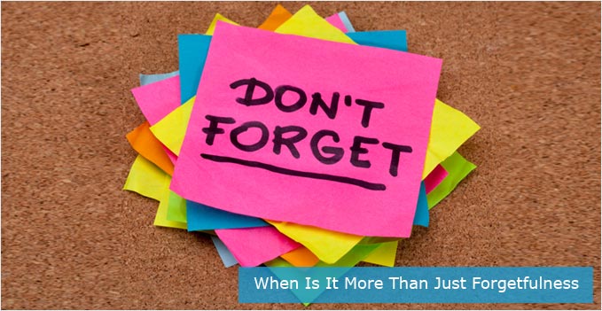 A stack of post it notes with "don't forget" written across the top paper.